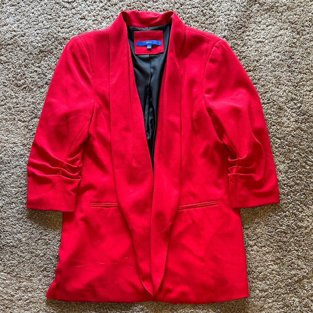 Apt. 9 Vibrant Red Women's Blazer